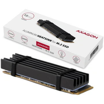 Axagon CLR-M2L10 M.2 SSD diskdziņu dzesētājs 10 mm