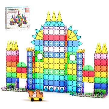 PicassoTiles PT152 Magnētisko flīžu magnētisko klu