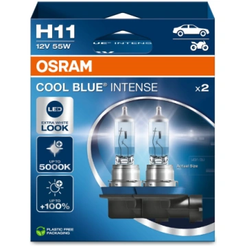 Kvēlspuldze H11 12V OSRAM Cool Blue Intense 55W PG