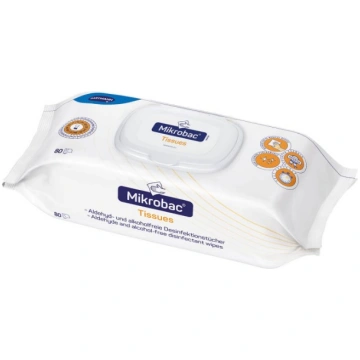 Mikrobac Tissues, spirtu nesaturošas salvetes medi