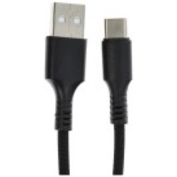 C279 1M USB to Type-C cable 1M - Melns - USB-C lād
