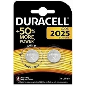 Duracell DL/CR 2025 Batteries - 2 Pack 50003940455