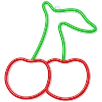 LED Neona gaismas izkārtne - cherry, daudzkrāsains