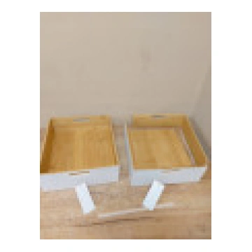 Zeller uzglabāšanas kaste. bambusa. balta [Storage