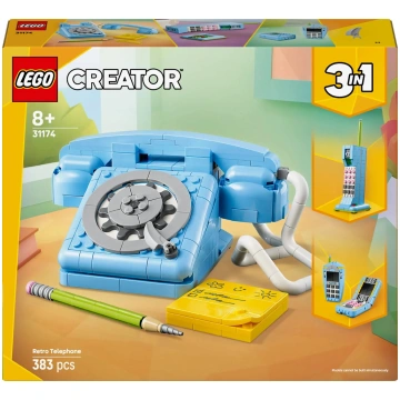 Konstruktors LEGO Creator 3‑in‑1 31174 Retro telef
