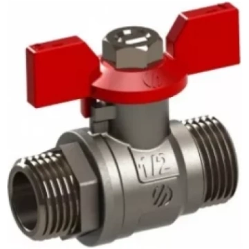 ARCO lodveida ventilis 1/2" MM tauriņrokturis PN25