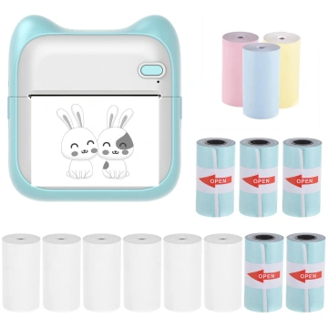 Mini Pocket Photo Printer Portatīvā termiskā druka