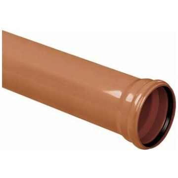 PVC caurule 200x4,9 SN4; 1m Wavin | 1753010 | 4779