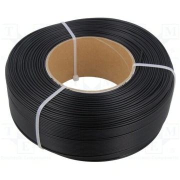 Filament: ABS+; 1.75mm; black; 230÷270°C; 1kg; Tab