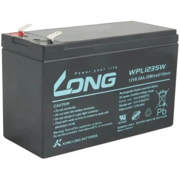 LONG BATERIE 12V 8 5AH F2 HIGHRATE LONGLIFE 9 LET
