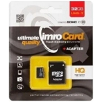 Imro Memory Card microSDHC / 32GB / cl. 10 / UHS-3