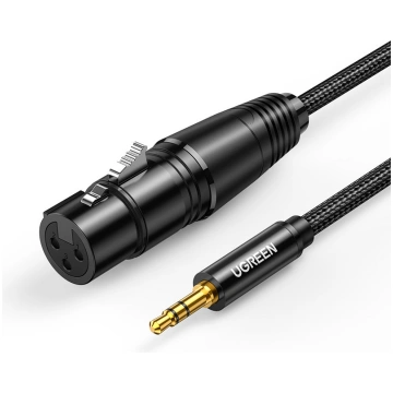 Kabeļu audio kabelis 3,5 mm mini ligzda (vīrietis)