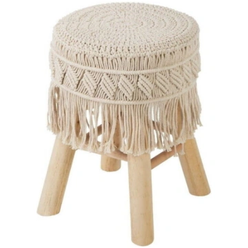 Boho taburete, smilšu krāsas
