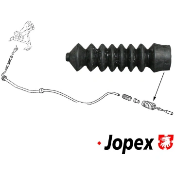 Grommet for heater cable, rubber JOPEX