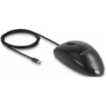 DELOCK Optical USB Type-C Desktop Mouse datorpele 