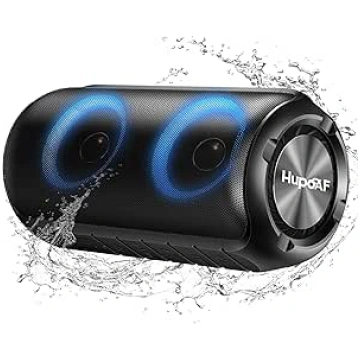 Bluetooth Speaker with Light, RGB Blue Tooth 5.3 M