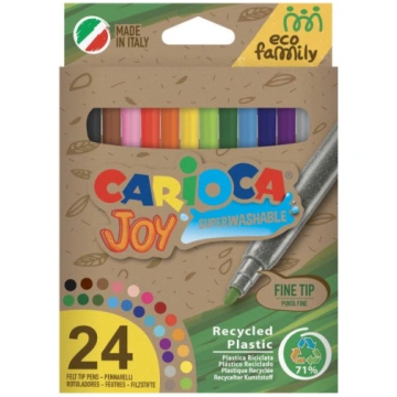 Flomasteri CARIOCA JOY ECOFAMILY, 24gab (200-13624