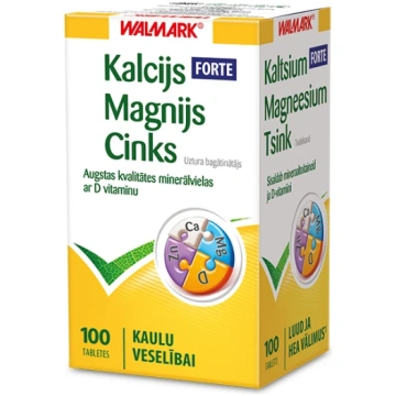 Walmark Kalcijs Magnijs Cinks Forte, 100 tabletes