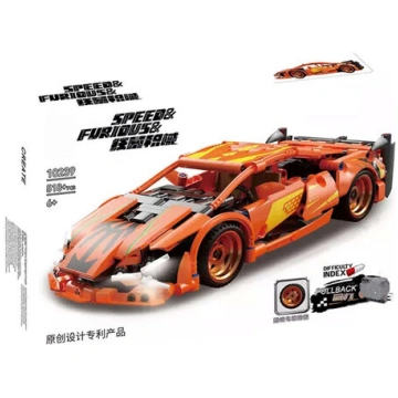 Saliekamais modelis Kbox sacīkšu auto 10239, 518 d
