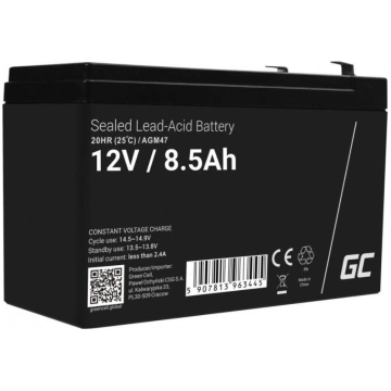 Green Cell UPS akumulators AGM47, 12V, 8.5Ah, 2.2k