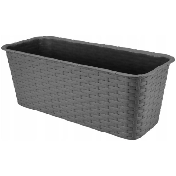 Balkona kaste grafīta rotangpalmas 40 cm