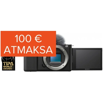 SONY 4K Vlog fotokamera ZV-E10 ar APS-C sensoru (c