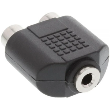 Adapter AV InLine Jack 3.5mm - RCA (Cinch) x2 czar