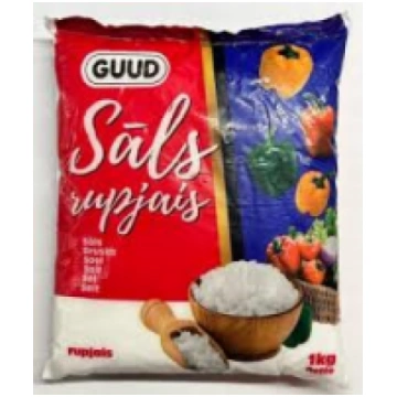 SĀLS rupjais GUUD Uzbekistāna 1kg (1/20) Nav notei