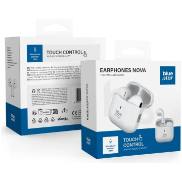 Wireless earbuds Blue Star Nova Fi5 TWS white
