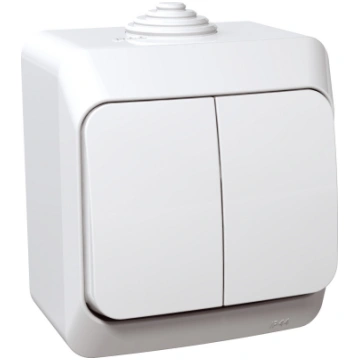 2-vietīgs slēdzis Schneider Cedar Plus WDE000550 (