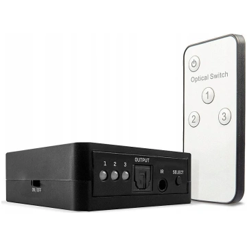 Adapter AV Lindy LINDY 3 Port Optical Audio Switch