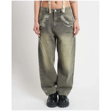 Women's Crescent Biggie Wide Leg Jeans