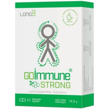 Uztura bagātinātājs GoImmune Strong kapsulas N20 S