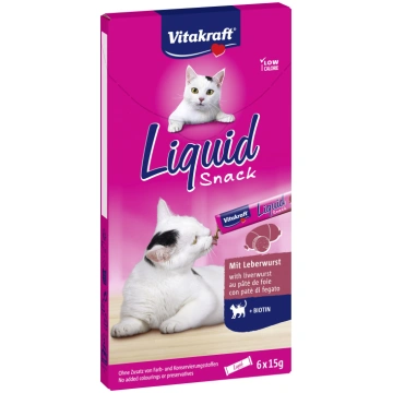 Vitakraft - Liquid Snack with Liver Sausage and Bi