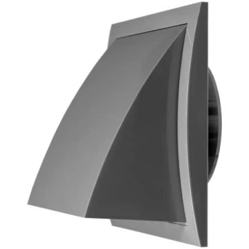 Ventilācijas reste plastmasas, 148x153mm, Ø100mm, 