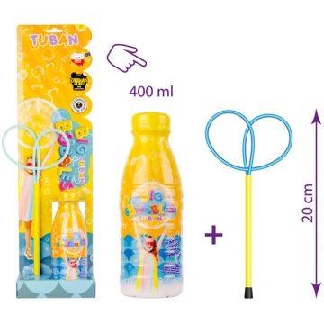 Riņķis burbuļu pūšanai - Taurenis Mini + Ziepju bu