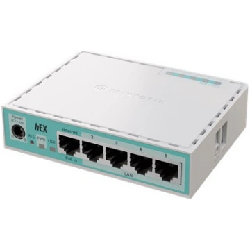 Mikrotik hEX wired router Gigabit Ethernet White