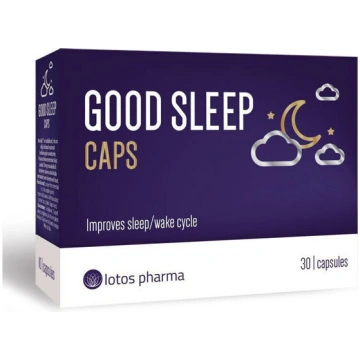 Uztura bagātinātājs Good Sleep kaps. N30 (!) Lotos