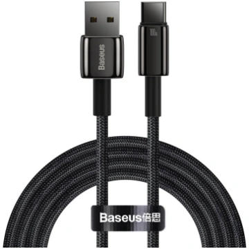 Baseus Tungsten Gold Cable USB to USB-C 100W 2m (b