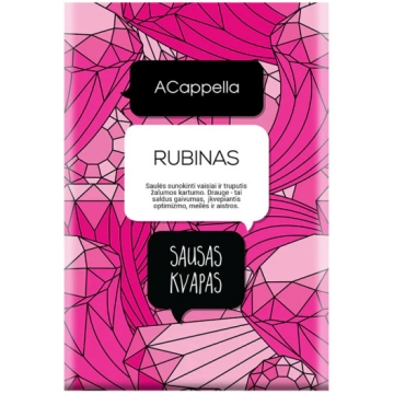 Aromātiskais maisiņš Acappella Ruby 70 g, zemenes,