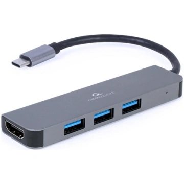 Cablexpert | USB Type-C 2-in-1 multi-port adapter 
