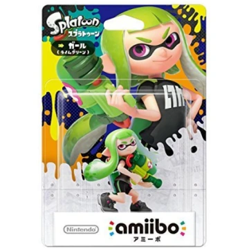 amiibo Girl Lime Green Splatoon Series Nintendo