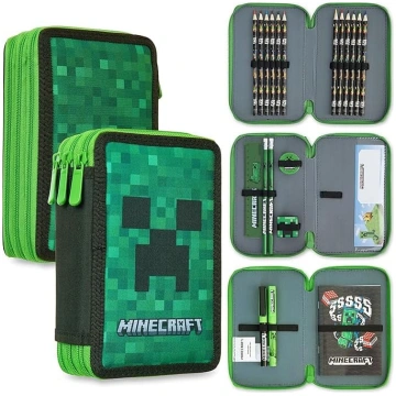 Minecraft Penālis, ar nodalījumiem, pildīts ar sko