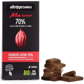 Cioccolato Mascao fondente 70% bio 80g