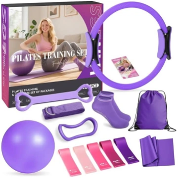 Pilates komplekts 13 gab. Mājas Pilates nepiecieša