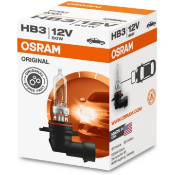 Osram ORIGINAL HB3, 9005, 12V, 1 gab. salokāmā kas