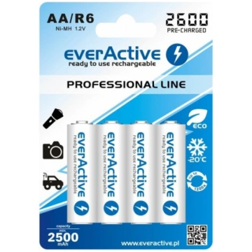 everActive Professional Ready to Use 2600mAh AA ak