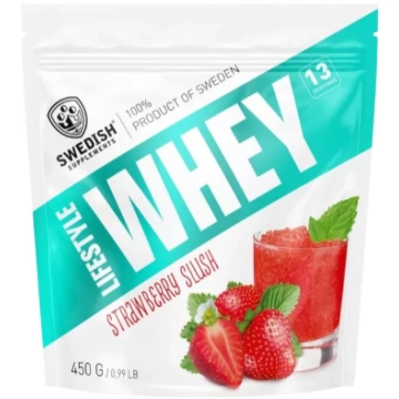 SWEDISH SUPPLEMENTS Lifestyle Whey Strawberry Slus