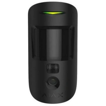Ajax detektors MotionCam 118275, melns, līdz 12m,
