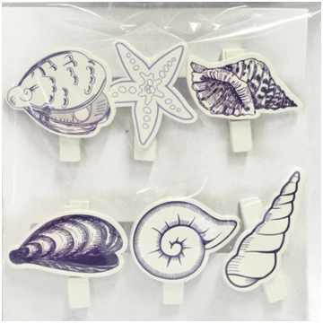Set of 6 beach clips Casolaro Hotellerie